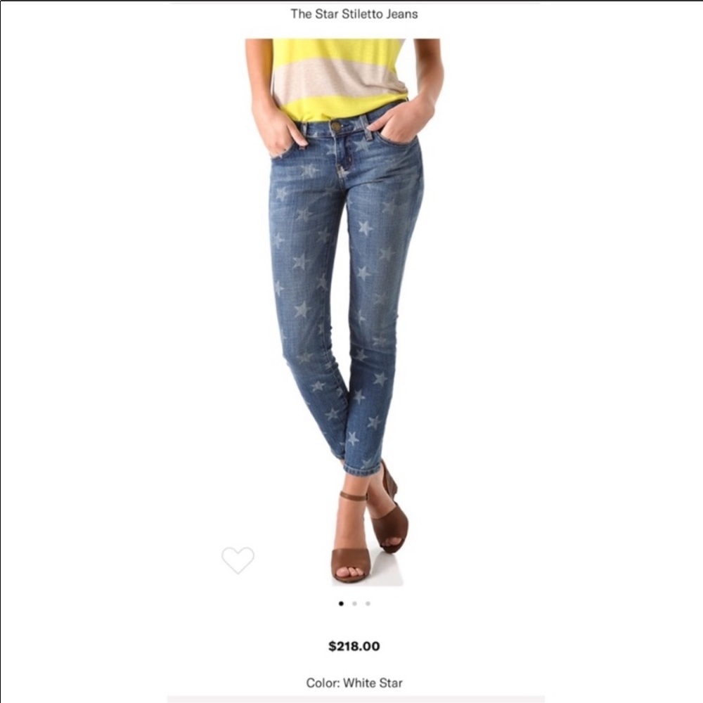 Current Elliott star jeans